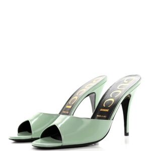 Agua Green Gucci Mules